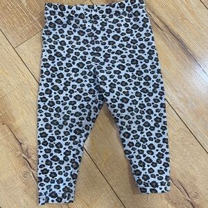 Carter's Gray and Brown Animal Print Leggings